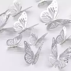 Adorno Mariposas 3D x12
