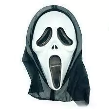 Careta Rígida Con Tela Scream