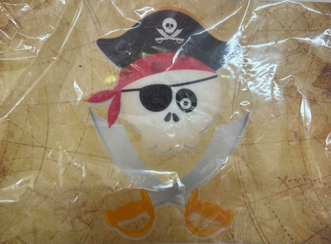 Lamina Comestible Rectangular PIRATAS