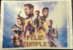 Lamina Comestible Rectangular AVENGERS - comprar online