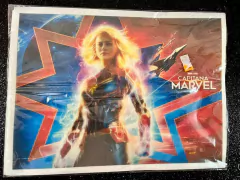 Lamina Comestible Rectangular MUJER MARAVILLA/CAPITANA MARVEL - comprar online