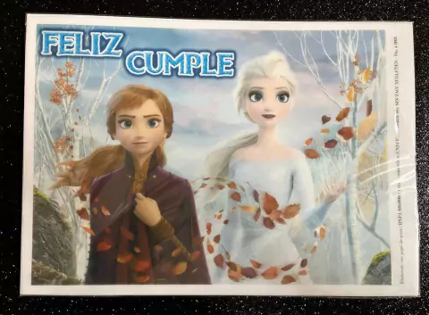 Lamina Comestible Rectangular FROZEN