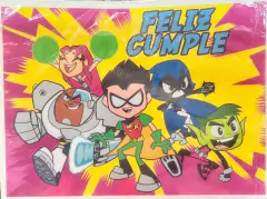 Lamina Comestible Rectangular JOVENES TITANES