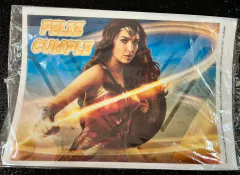Lamina Comestible Rectangular MUJER MARAVILLA/CAPITANA MARVEL