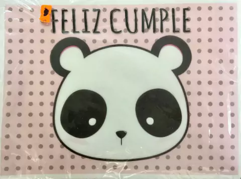 Lamina Comestible Rectangular OSO PANDA