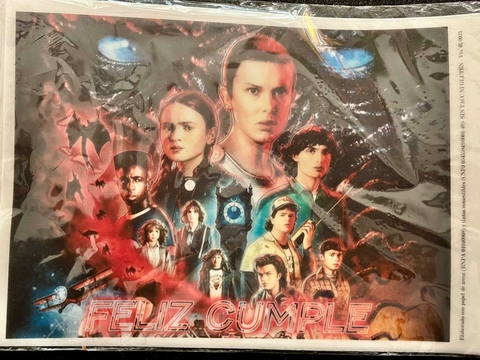 Lamina Comestible Rectangular STRANGER THINGS