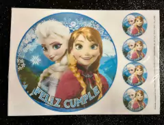 Lamina Comestible Redonda FROZEN