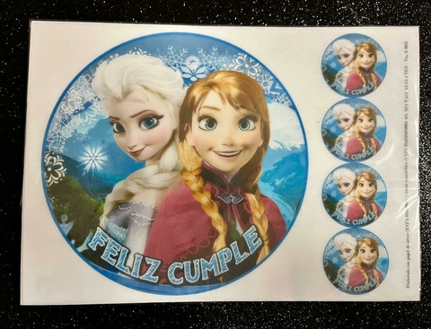 Lamina Comestible Redonda FROZEN