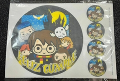 Lamina Comestible Redonda HARRY POTTER