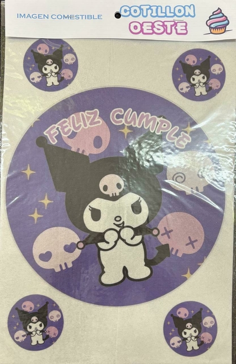 Lamina Comestible Redonda MY MELODY KUROMI