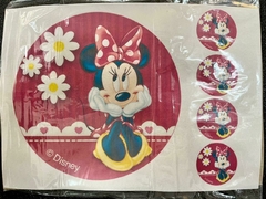 Plancha Comestible Redonda MINNIE