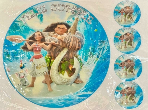 Lamina Comestible Redonda MOANA