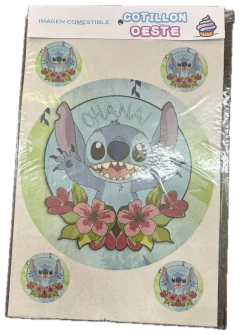 Lamina Comestible Redonda STITCH