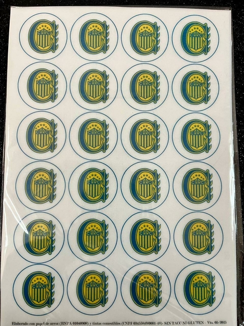 Lamina Comestible Tazos ROSARIO CENTRAL