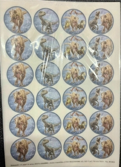 Lamina Comestible Tazos DINOSAURIO/JURASIC WORLD