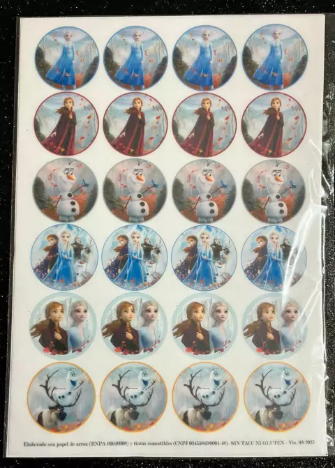 Lamina Comestible Tazos FROZEN