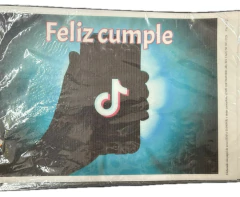 Lamina Comestible Rectangular TIK TOK