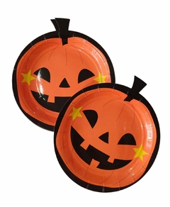 Plato Polipapel Calabaza x6