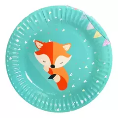 Platos x6 ANIMALES NORDICOS