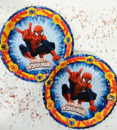Platos x8 HOMBRE ARAÑA