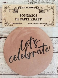Posavasos x12 "Let´s Celebrate"