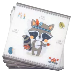 Servilletas x20 ANIMALES NORDICOS