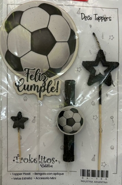 Deco Toppers Pelota Futbol