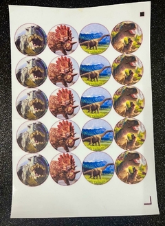 Stickers x20 DINOSAURIO/JURASIC WORLD