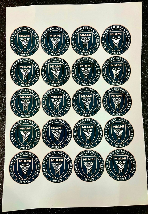 Stickers x20 INTER MIAMI