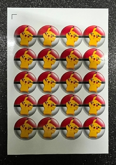 Stickers x20 PIKACHU