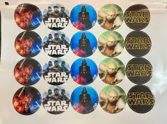 Stickers x20 STAR WARS