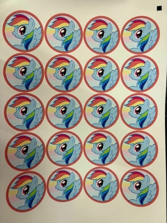 Stickers x20 MY LITTLE PONY