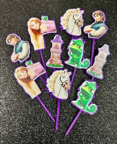 Toppers Chicos x10 RAPUNZEL-PRINCESAS