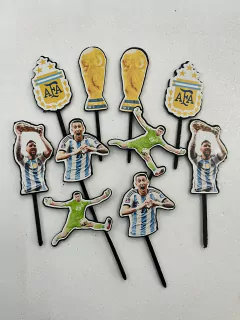 Toppers Chicos x10 ARGENTINA/SELECCION