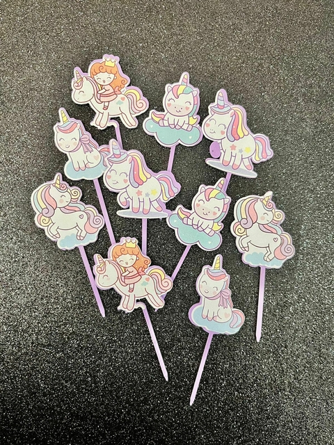Toppers Chicos x10 UNICORNIO