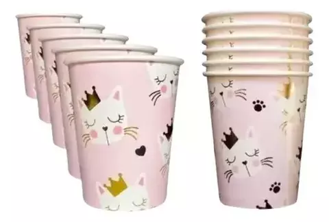 Vasos x6 GATITA