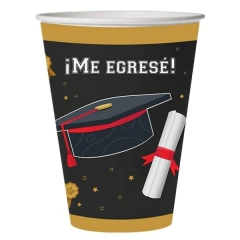 Vasos Descartables Graduados x8