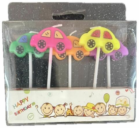 Velas x5 Diferentes Motivos