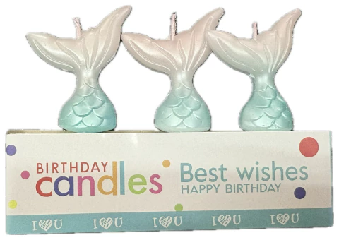 Velas x3 Cola Sirena