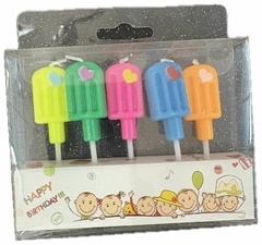Velas HELADOS x5