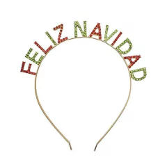 Vincha Feliz Navidad Strass