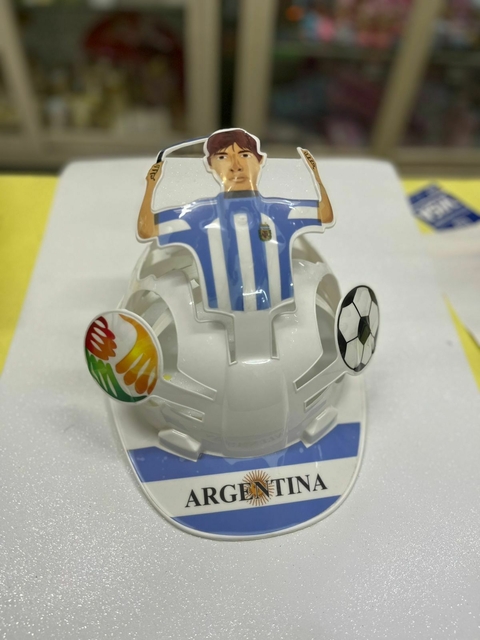 Casco hincha Argentina