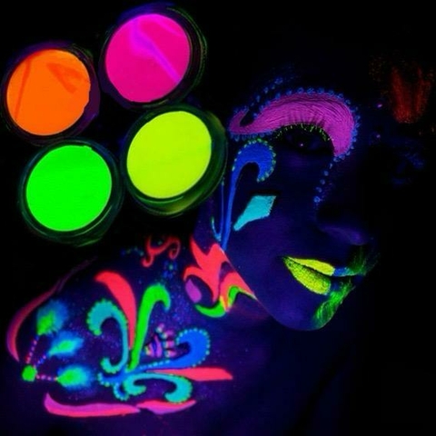 Maquillaje Artístico Fluo "Pintafan" x1 Pastilla