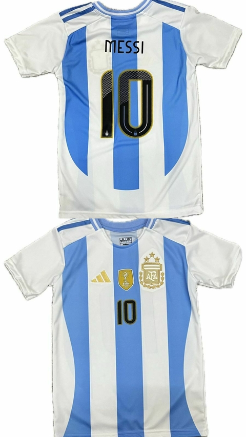 Camiseta Argentina Niños y Adultos