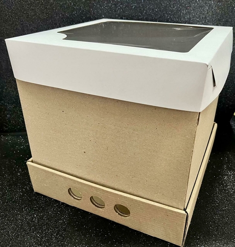 Caja Con Visor 26x26 x 26 alto