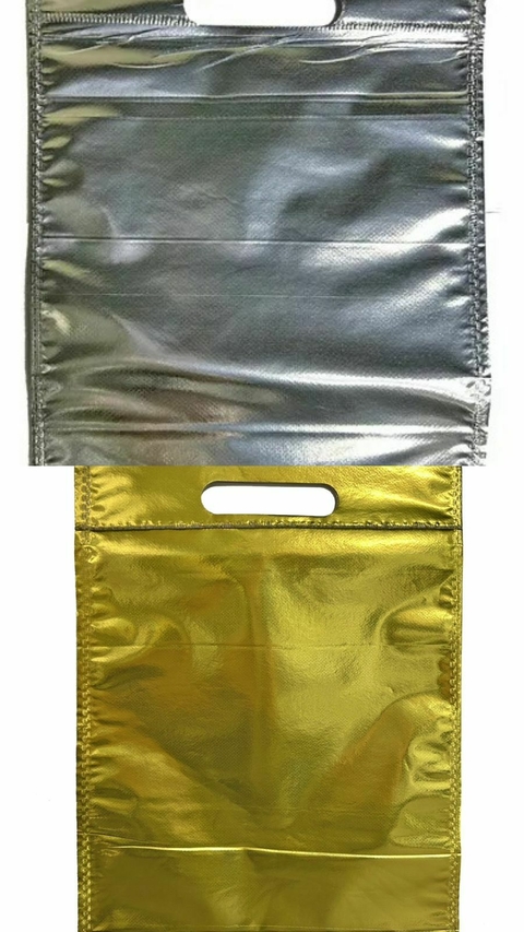 Bolsa Friselina Metalizada 22x29