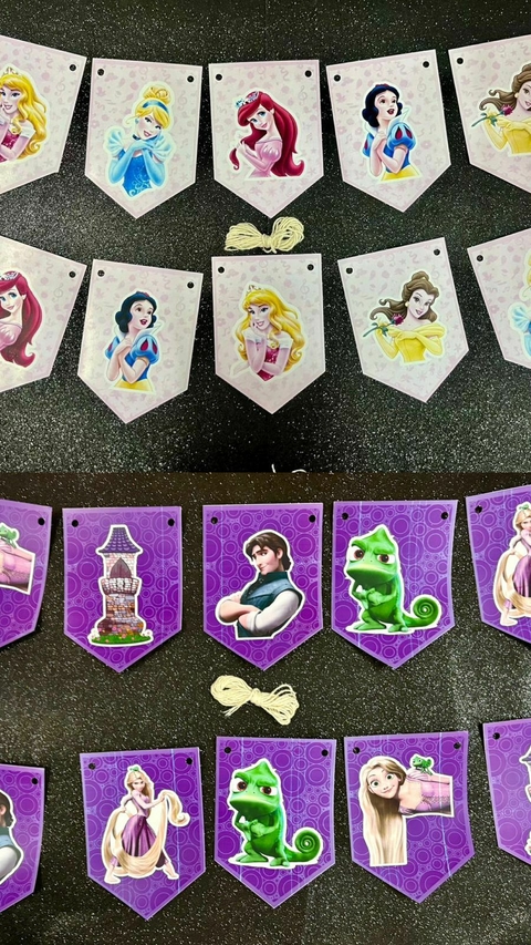 Banderín Chico PRINCESAS - comprar online