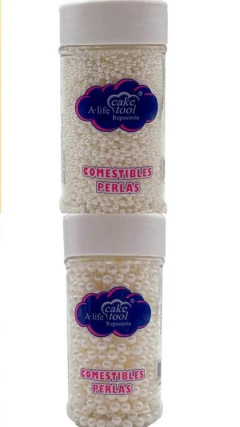 Perlas Comestibles Blancas x100gr