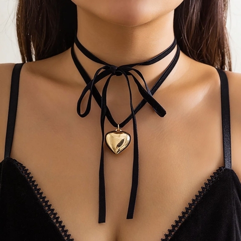 Collar Cinta Corazon