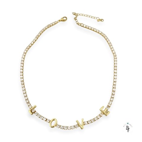 Collar Love Tenis